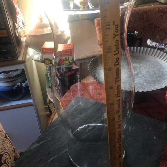 Vintage Glass Hurricane Shade - Picture 3 of 4